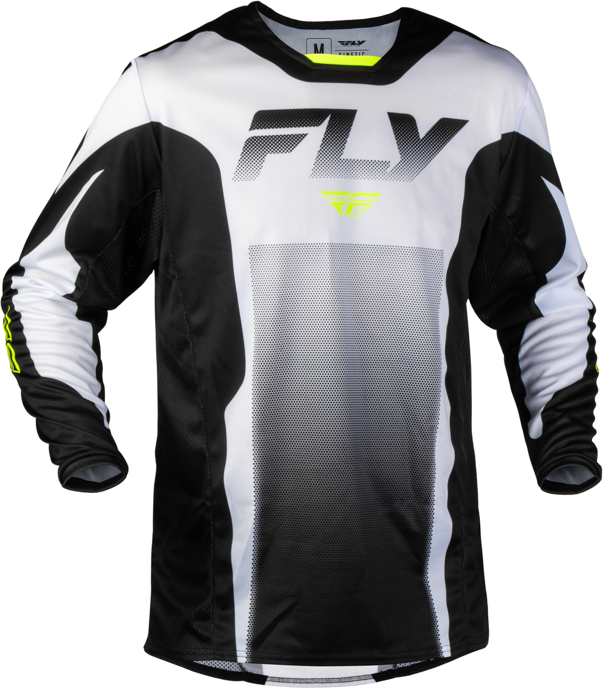Fly Racing Kinetic Fade Jersey 2027 White/Black/Hi-Vis