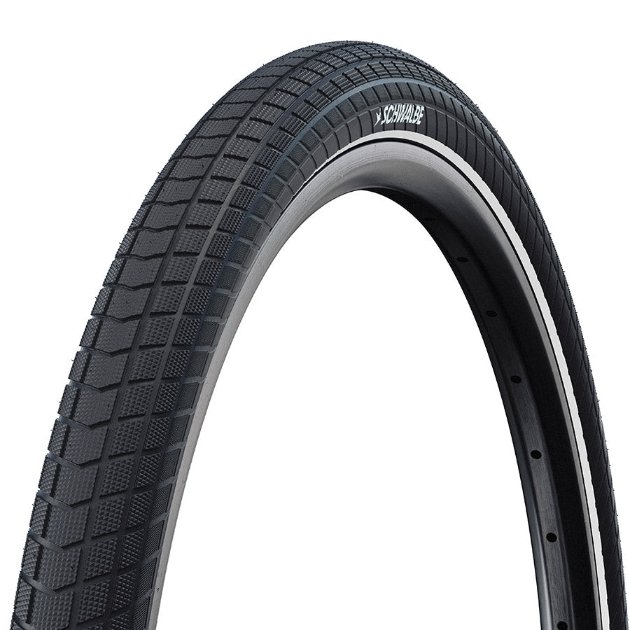 Schwalbe Motion Super Moto-X Tire - 26 x 2.40 Clincher Wire BLK/Reflex Standard GreenGuard DB Defense Addix Green E-50