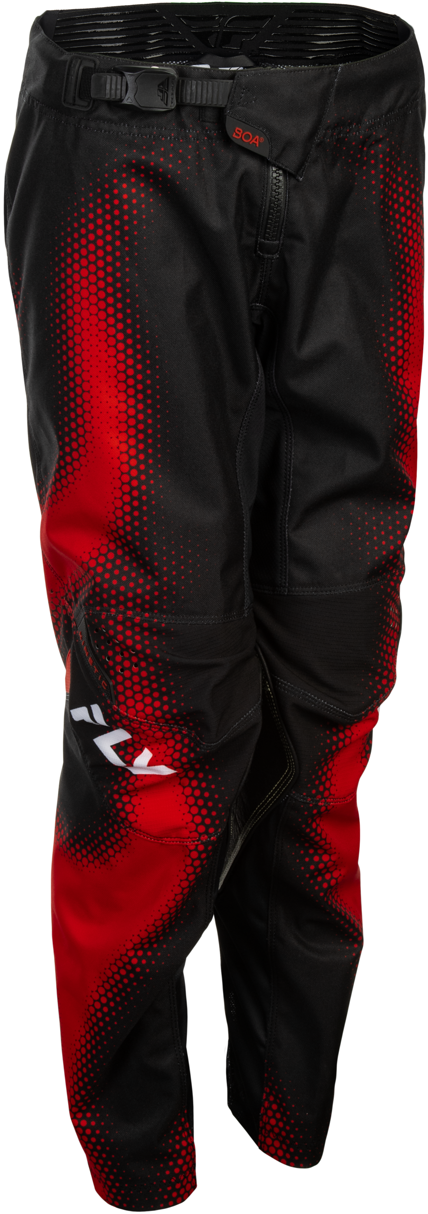 Fly Racing Youth Kinetic Torch Pants 2027 Black/Red/White