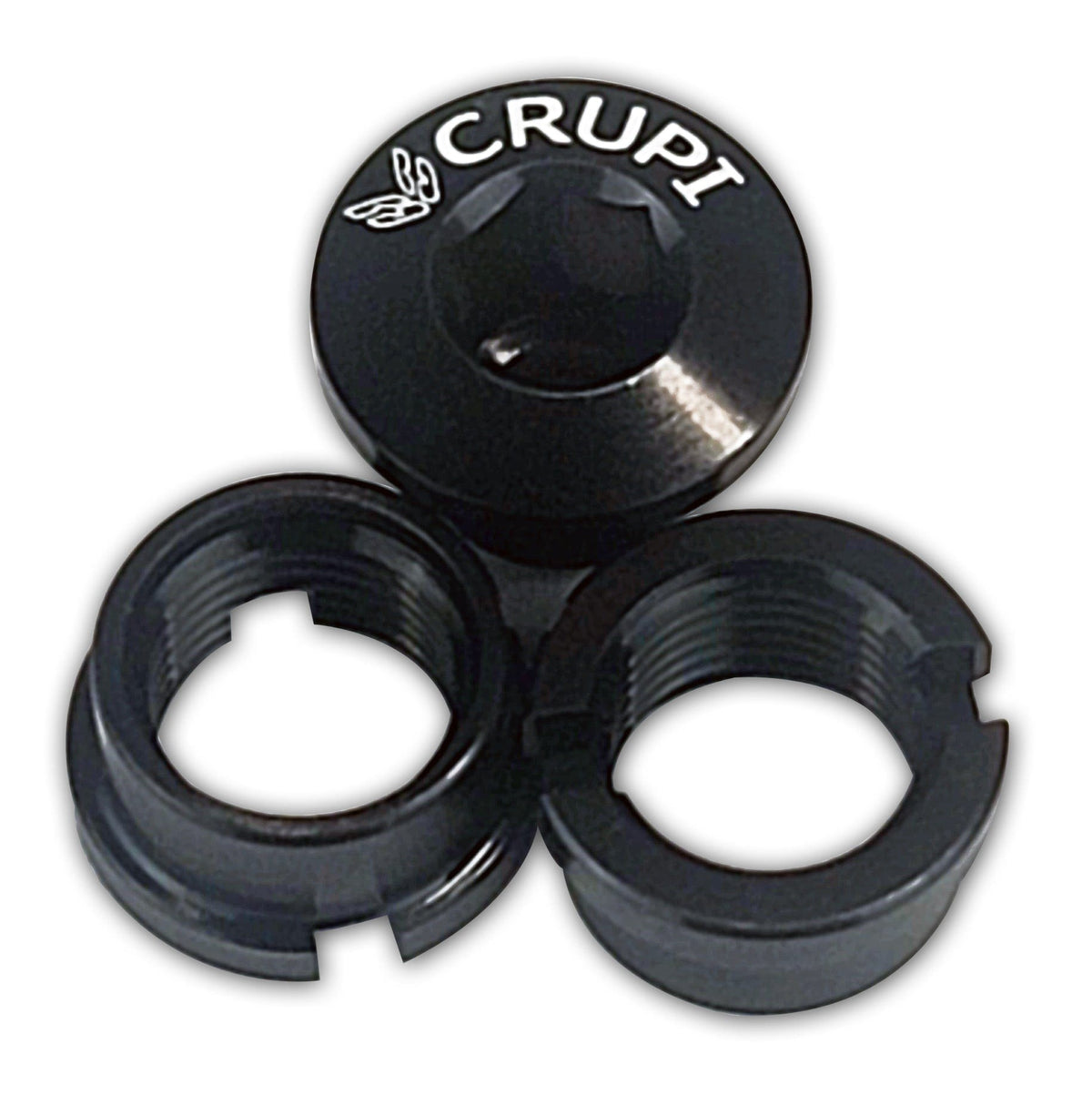 Crupi Parts Chainring Black Crupi Alloy Chain Ring Bolts