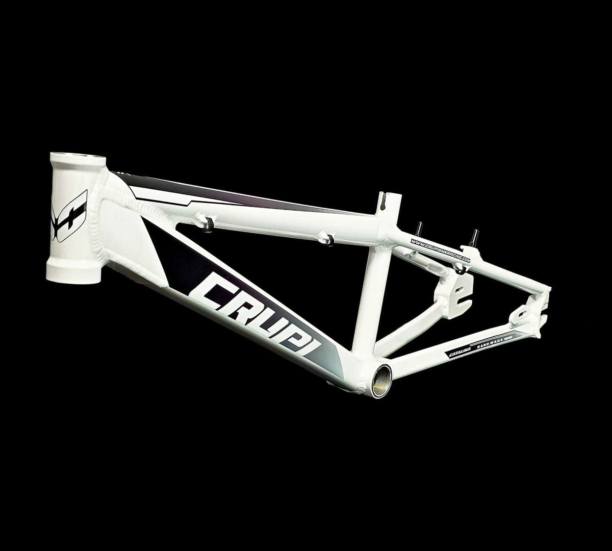 Crupi Parts Frames Black / with BlackWht Fade decals Crupi Catalina 2.0 Micro Race Frame