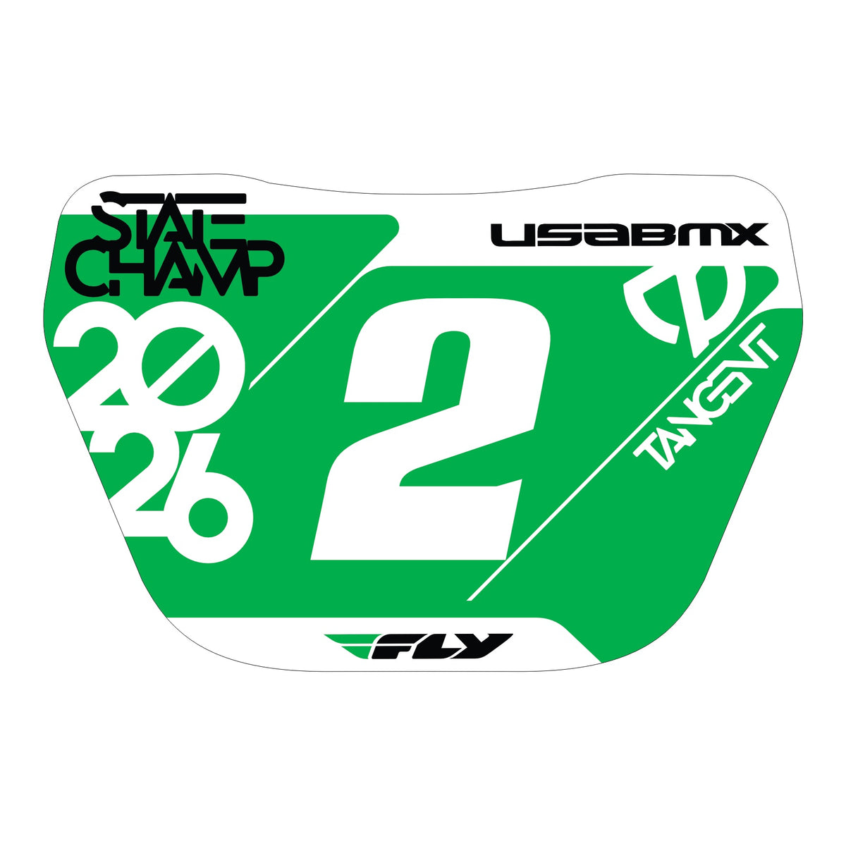 2026 Tangent Mini Window Number Plate Decals