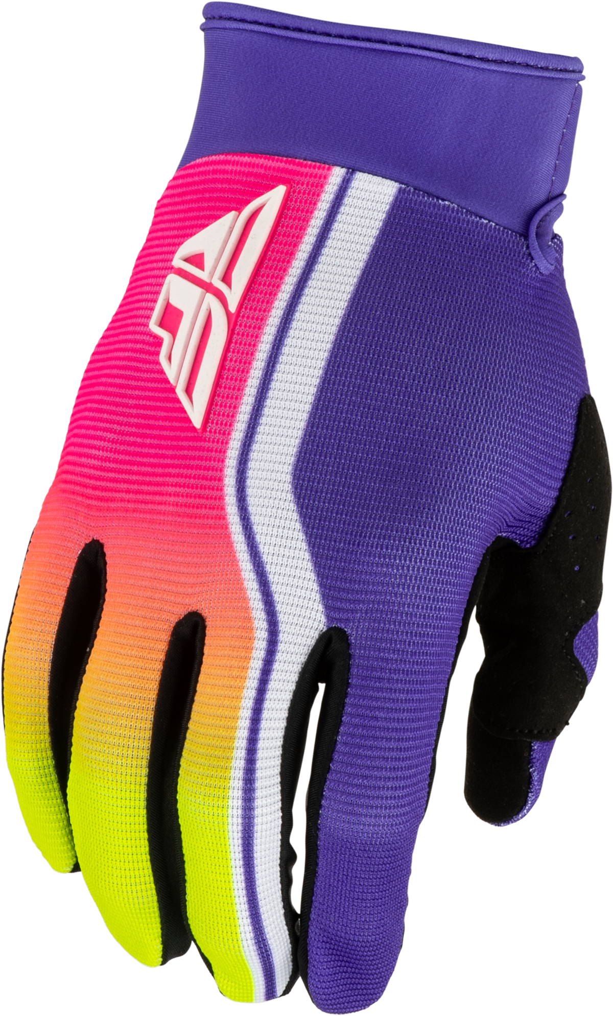 Fly Racing F-16 Raze Gloves 2027 Purple/Red/Yellow