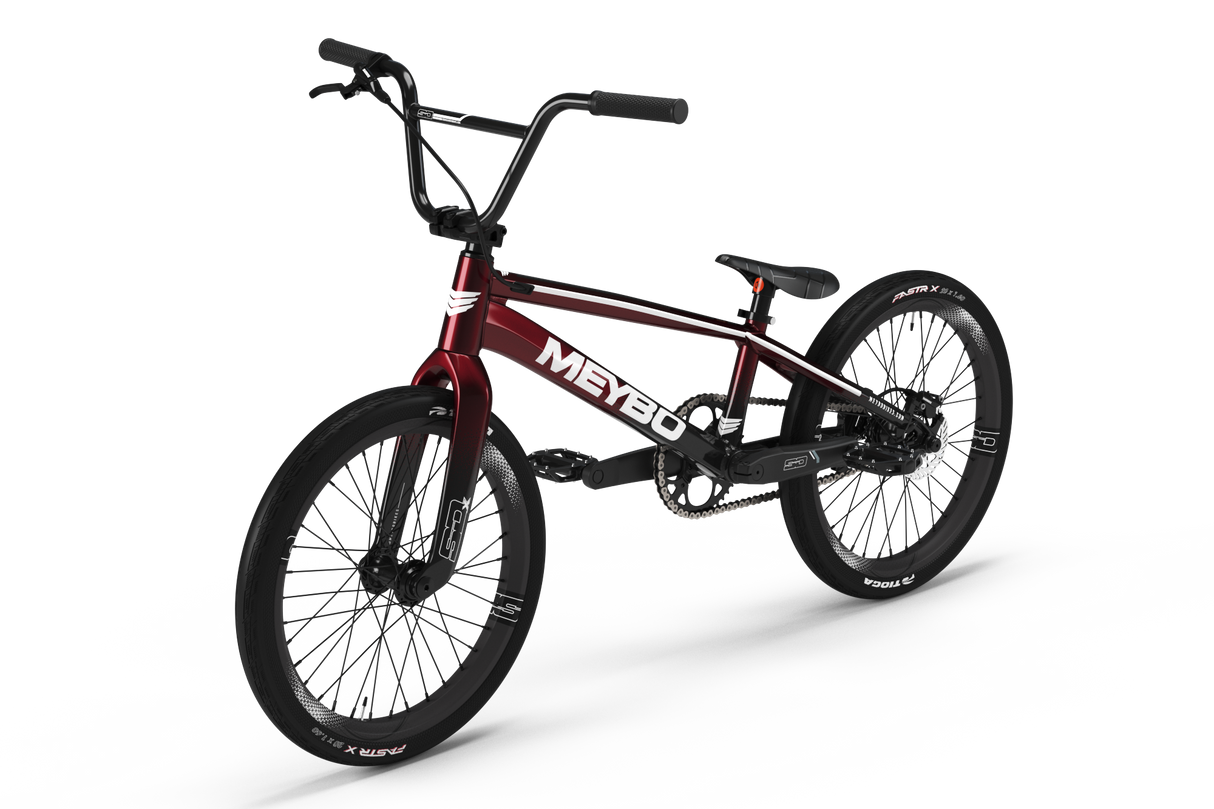 Meybo Patron BMX Race Bike-Red/Black/White-Pro 22