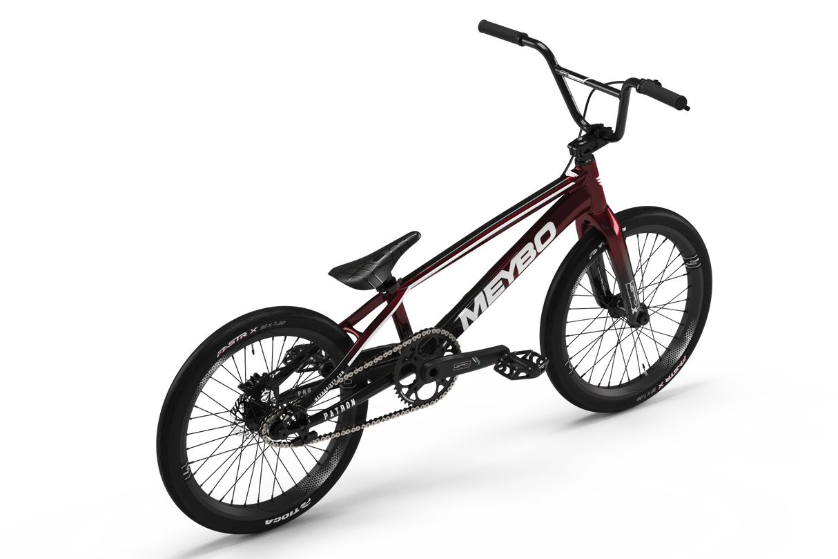 Meybo Patron BMX Race Bike-Red/Black/White-Pro 22