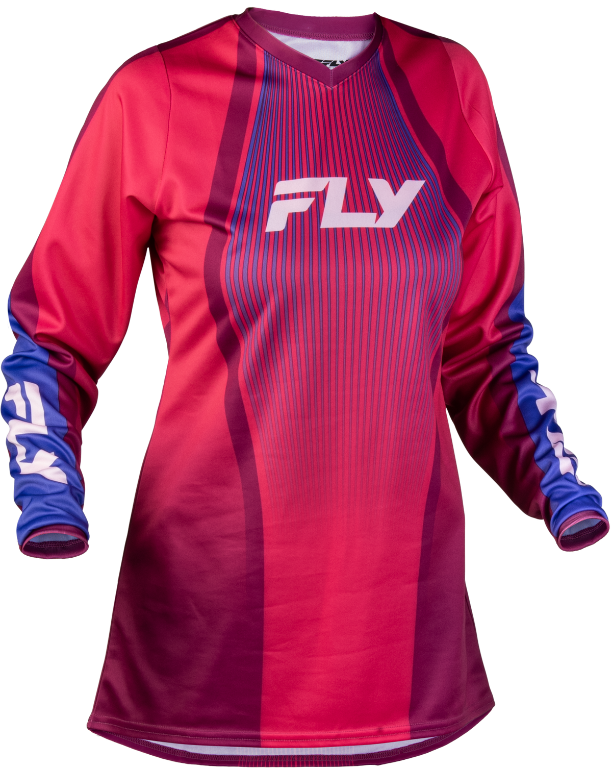 Fly Racing Women's F-16 Lift Jersey 2027 Pink/Purple/White