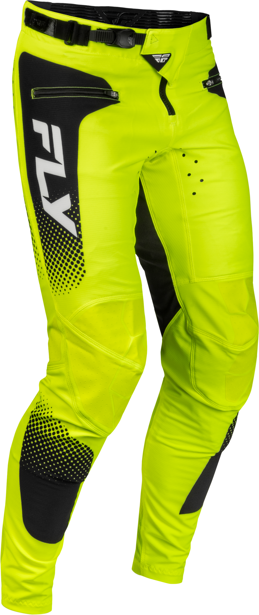 Fly Racing Youth Rayce Sonar Bicycle Pants 2027 Hi-Vis/Black/White