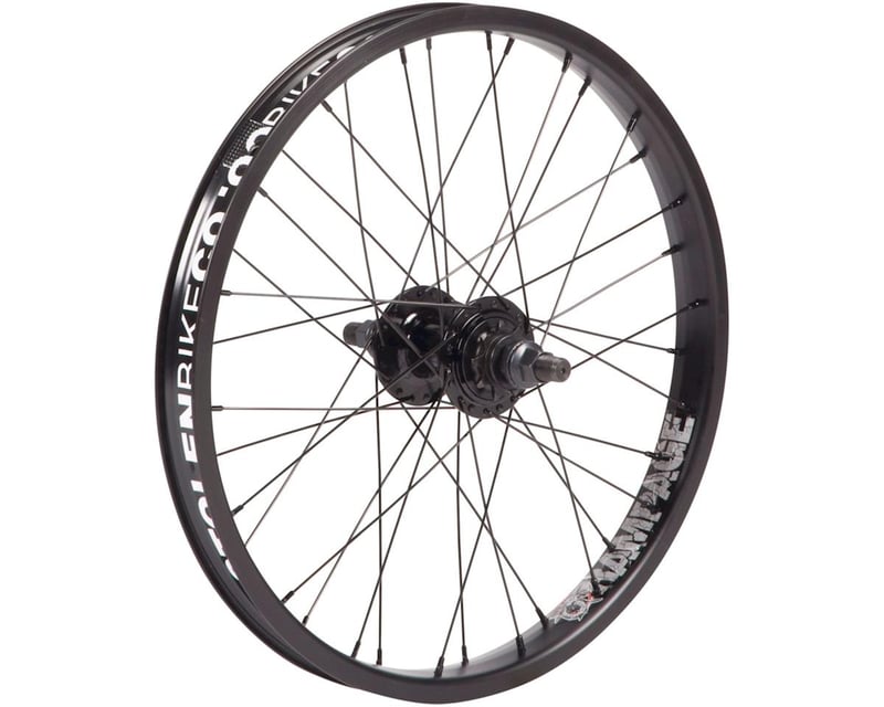 Stolen Rampage 18" Cassette Wheel (Black) (RHD) (18 x 1.75)