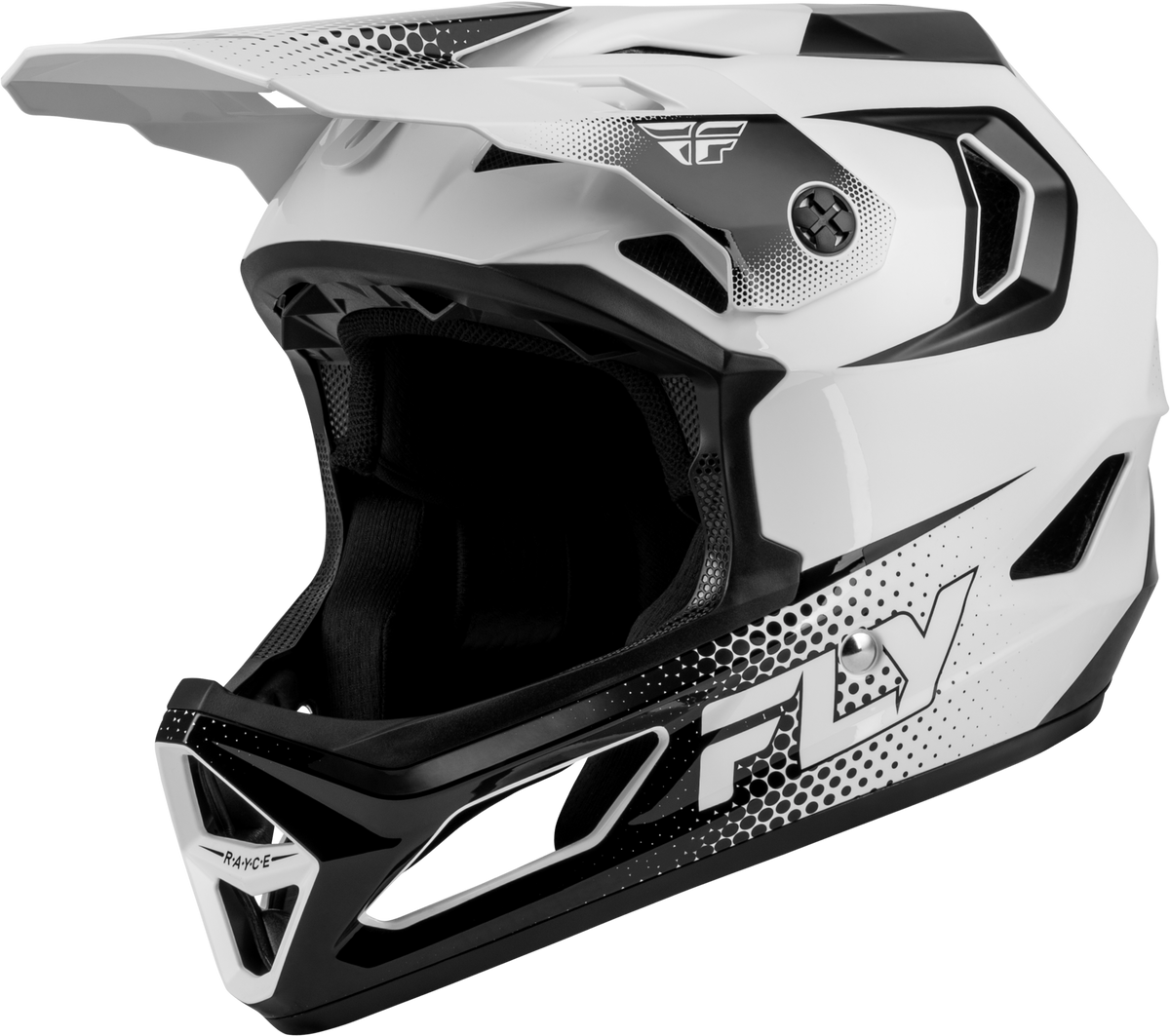 Fly Racing Youth Rayce Sonar Bicycle Helmet 2027 White/Black