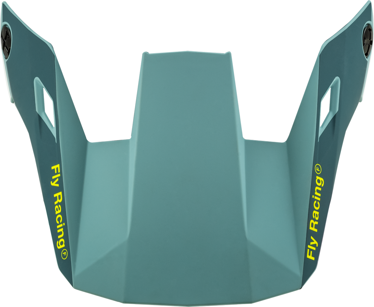 Fly Racing Youth Rayce Helmet Visor 2024 Blue Stone/Hi-Vis