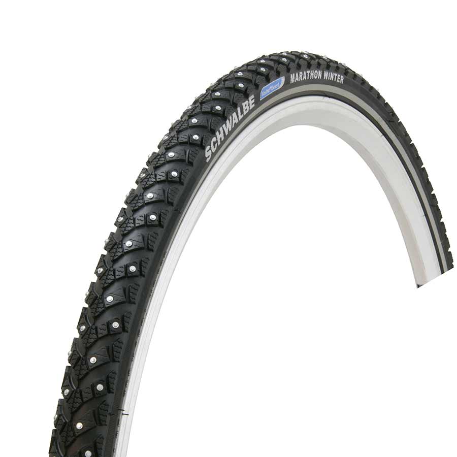 Schwalbe Marathon Winter Plus Tire 26''x2.00 Wire Clincher Winter SmartGuard 67TPI Black