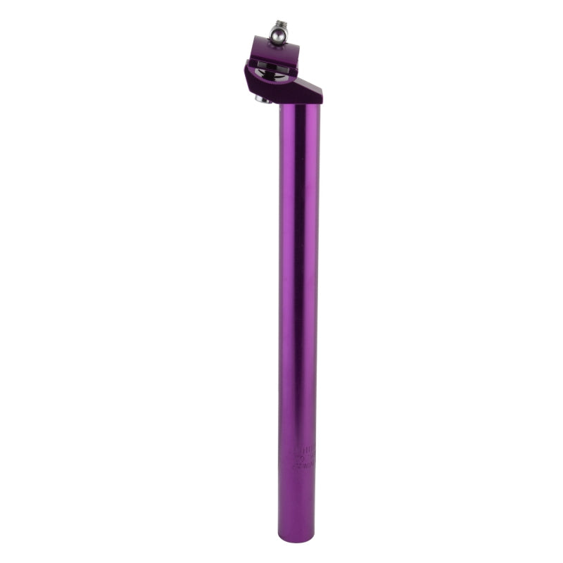 Black ops Alloy Anodized Seatpost 25.4mm 350mm Purple Alloy 25mm