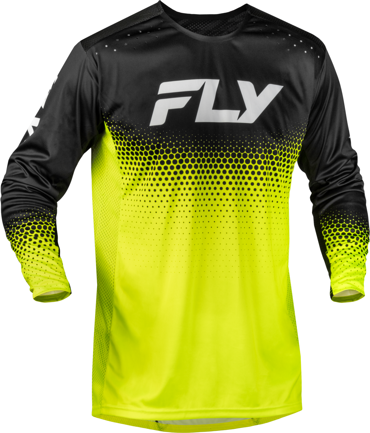 Fly Racing Youth Rayce Sonar Bicycle Jersey 2027 Hi-Vis/Black/White