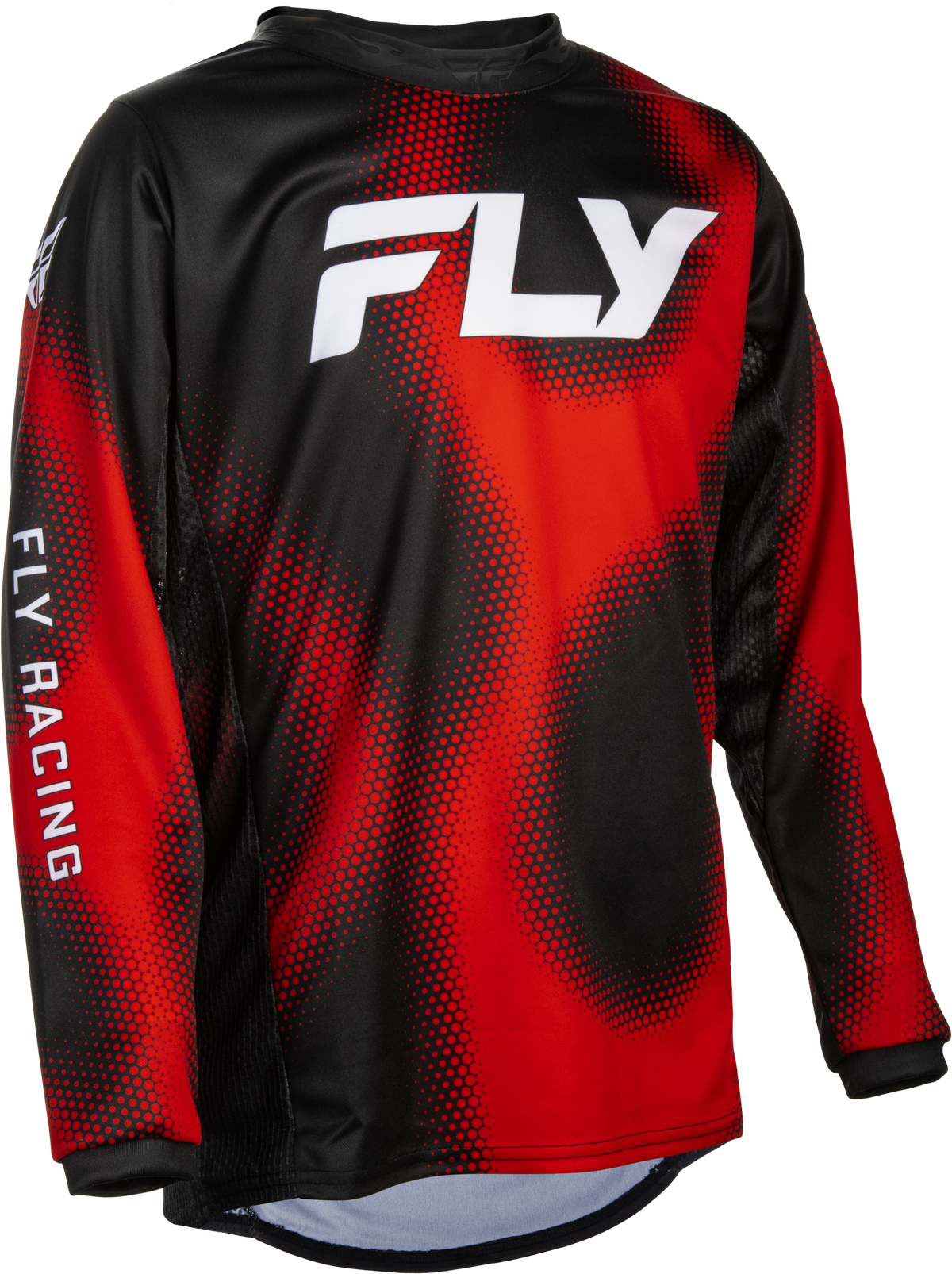 Fly Racing Youth Kinetic Torch Jersey 2027 Black/Red/White