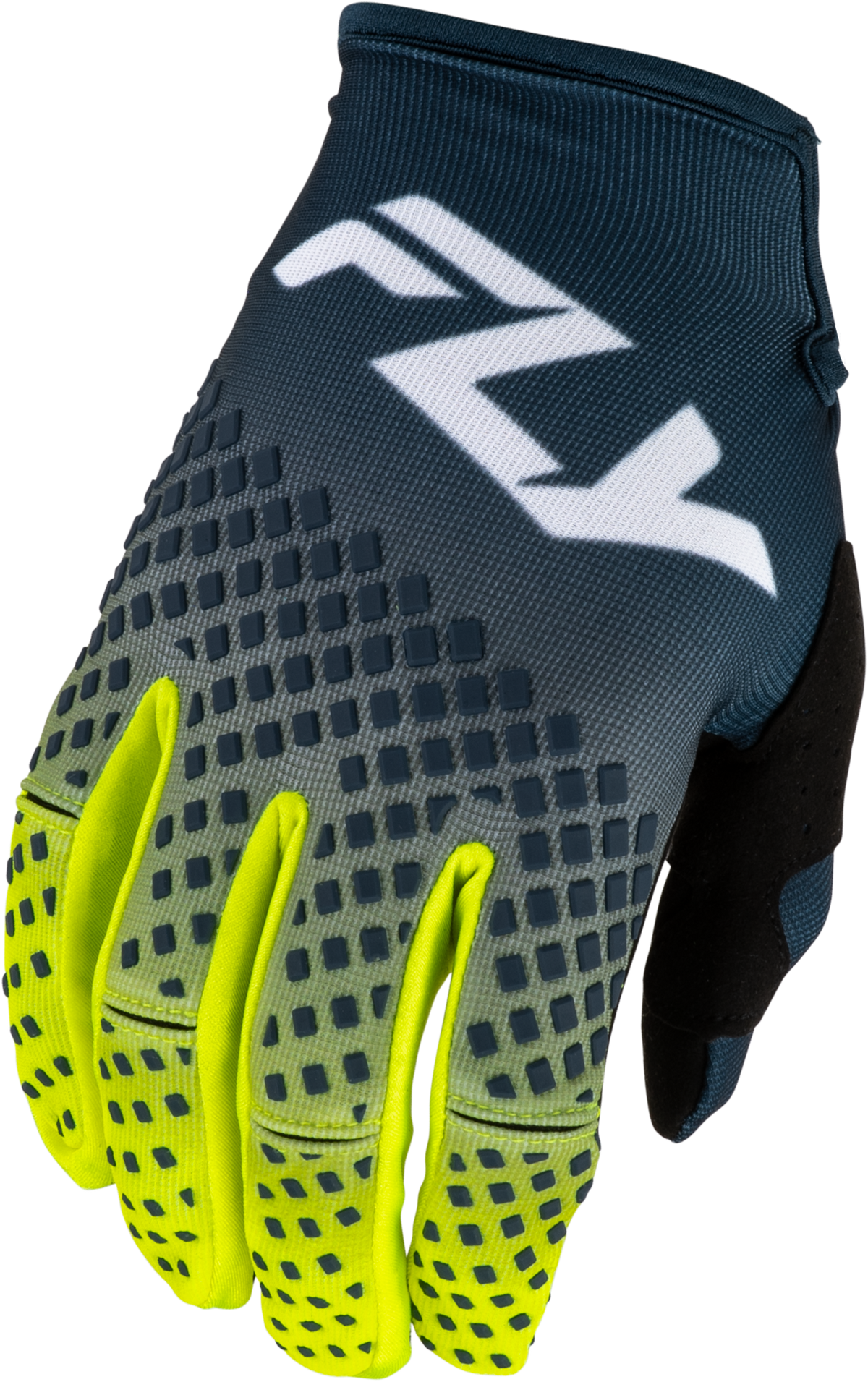 Fly Racing Kinetic Fade Gloves 2027 Navy/Hi-Vis/White