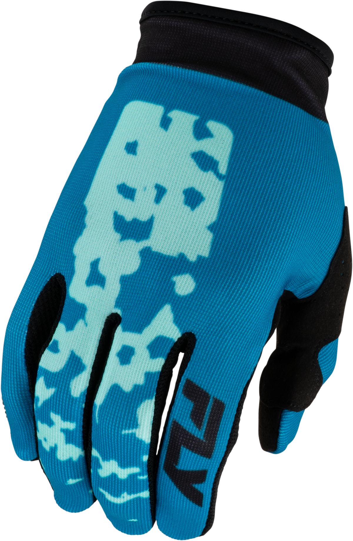 Fly Racing Women's Lite Flake Gloves 2027 Aqua/Teal/Black
