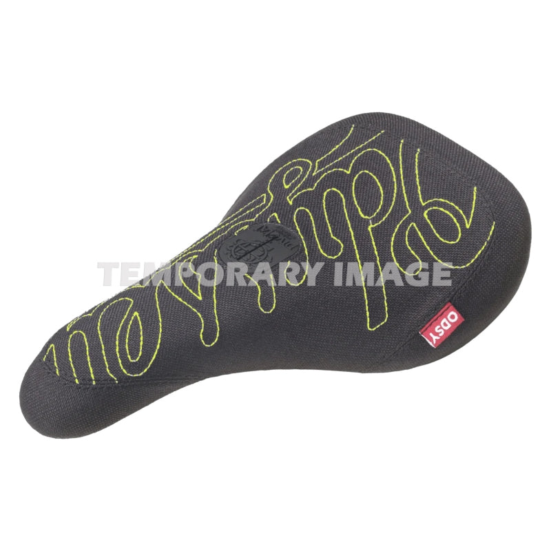 Odyssey Big-Stitch Slim Saddle BMX Pivotal Denim/Yellow Slim