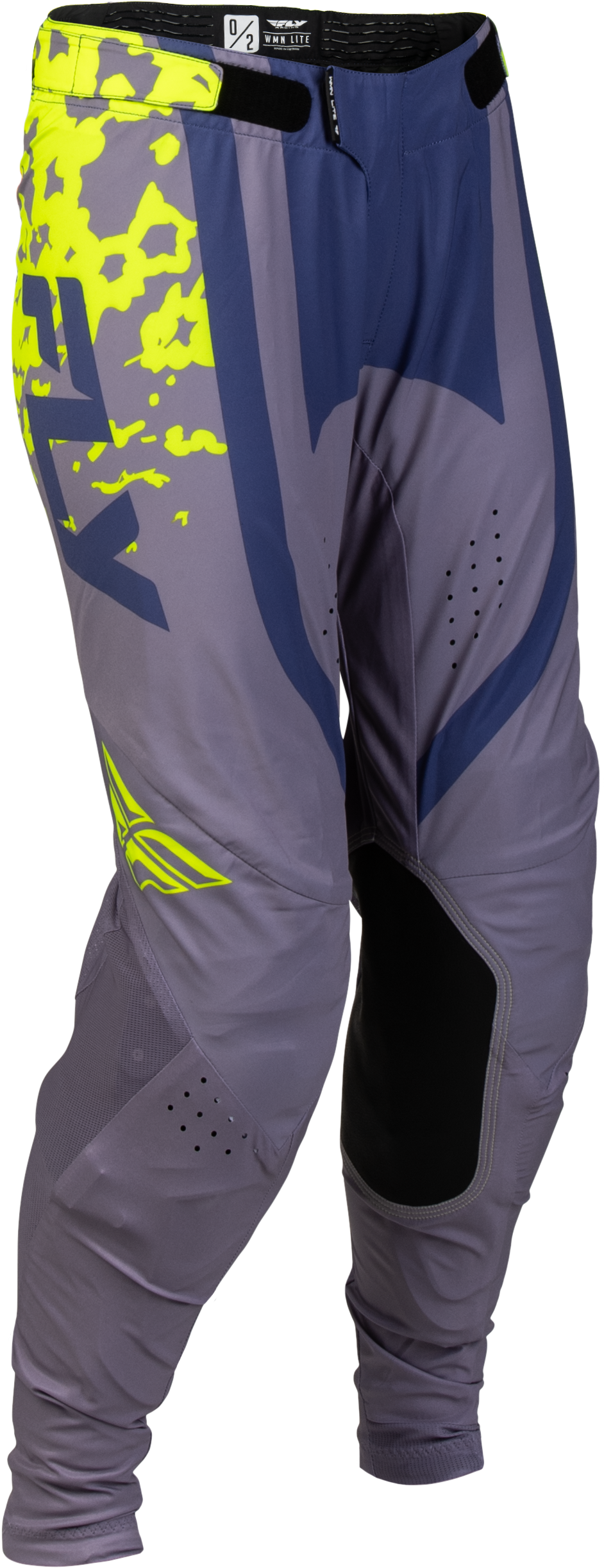Fly Racing Women's Lite Flake Pants 2027 Lavendar/Blue/Yellow