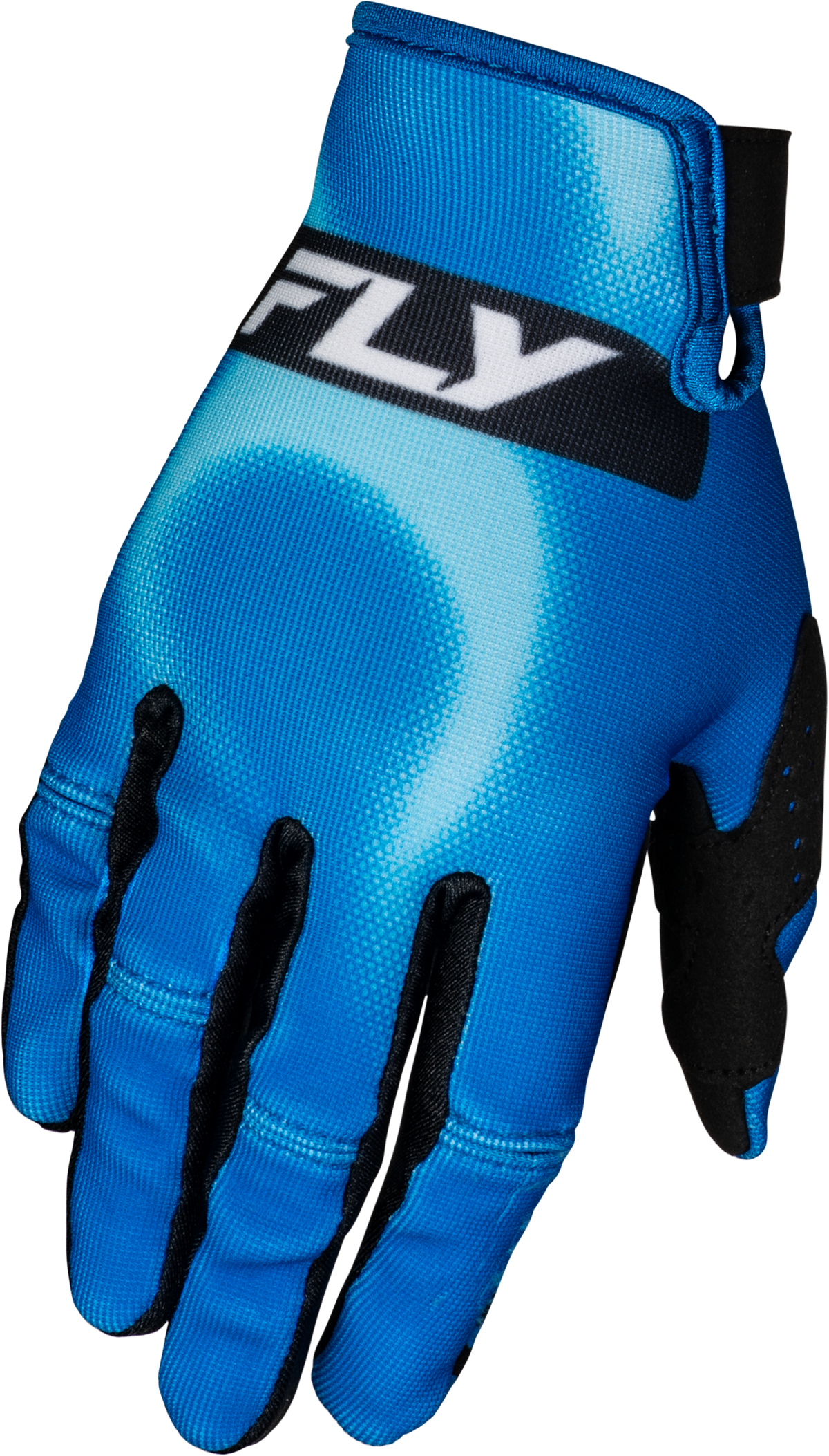 Fly Racing Youth Kinetic Torch Gloves 2027 Light Blue/Blue