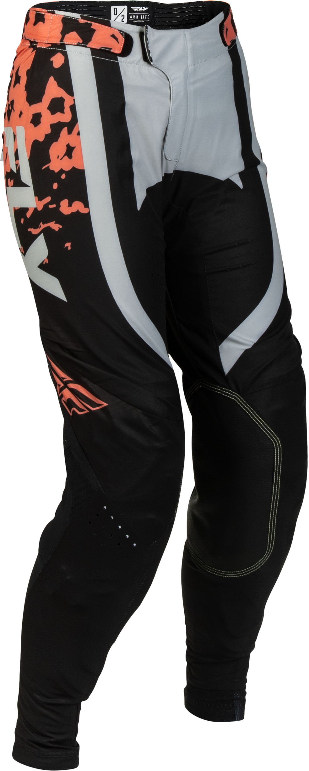 Fly Racing Women's Lite Flake Pants 2027 Black/Light Grey/Coral