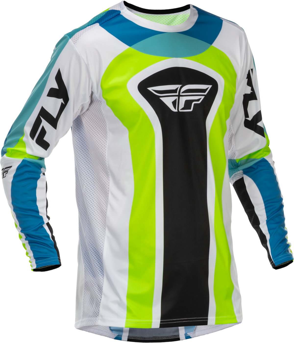Fly Racing Lite LE Current Jersey 2026 White/Lime/Blue