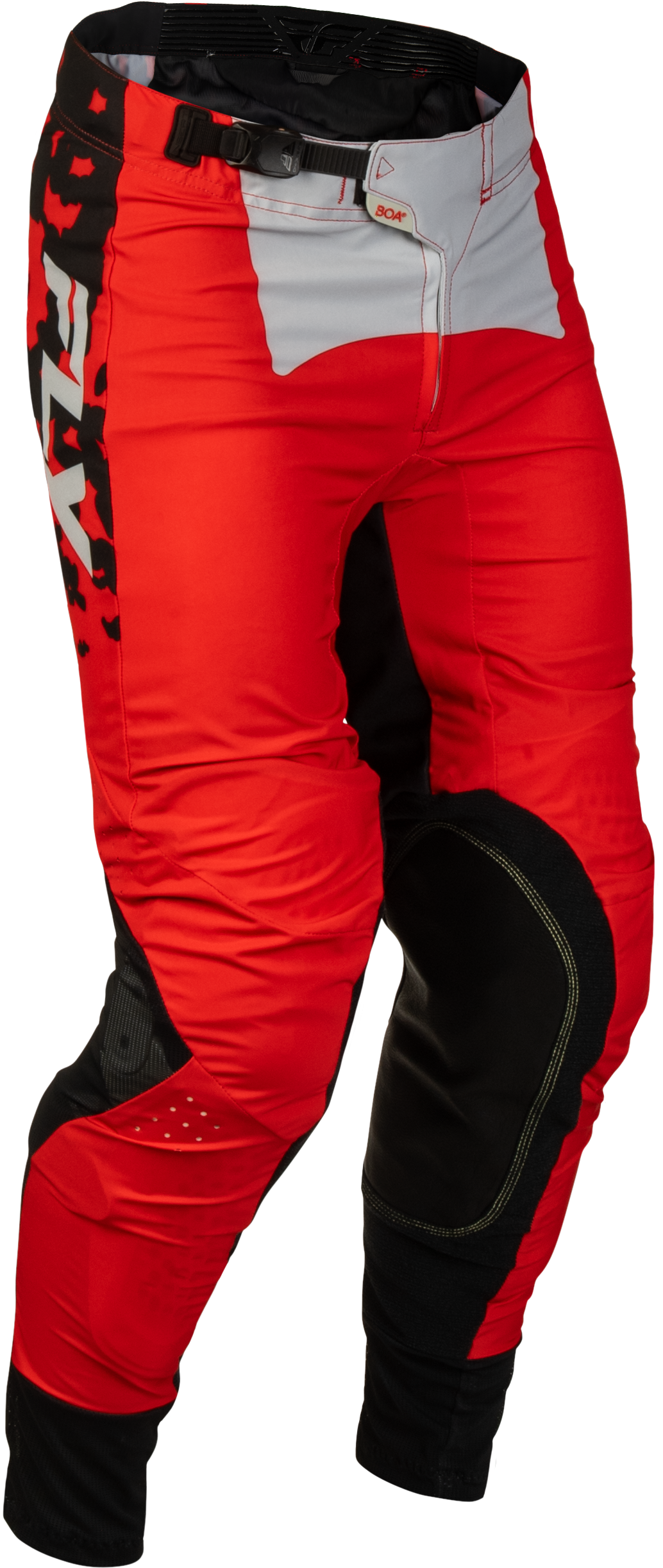 Fly Racing Youth Lite Flake Pants 2027 Red/Grey/Black