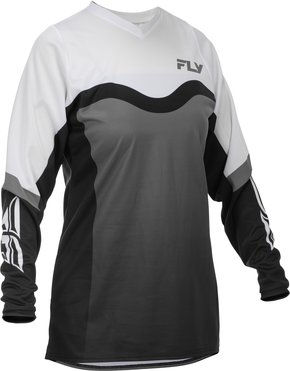 Fly Racing Women's F-16 Jersey 2026 Grey/Black/White