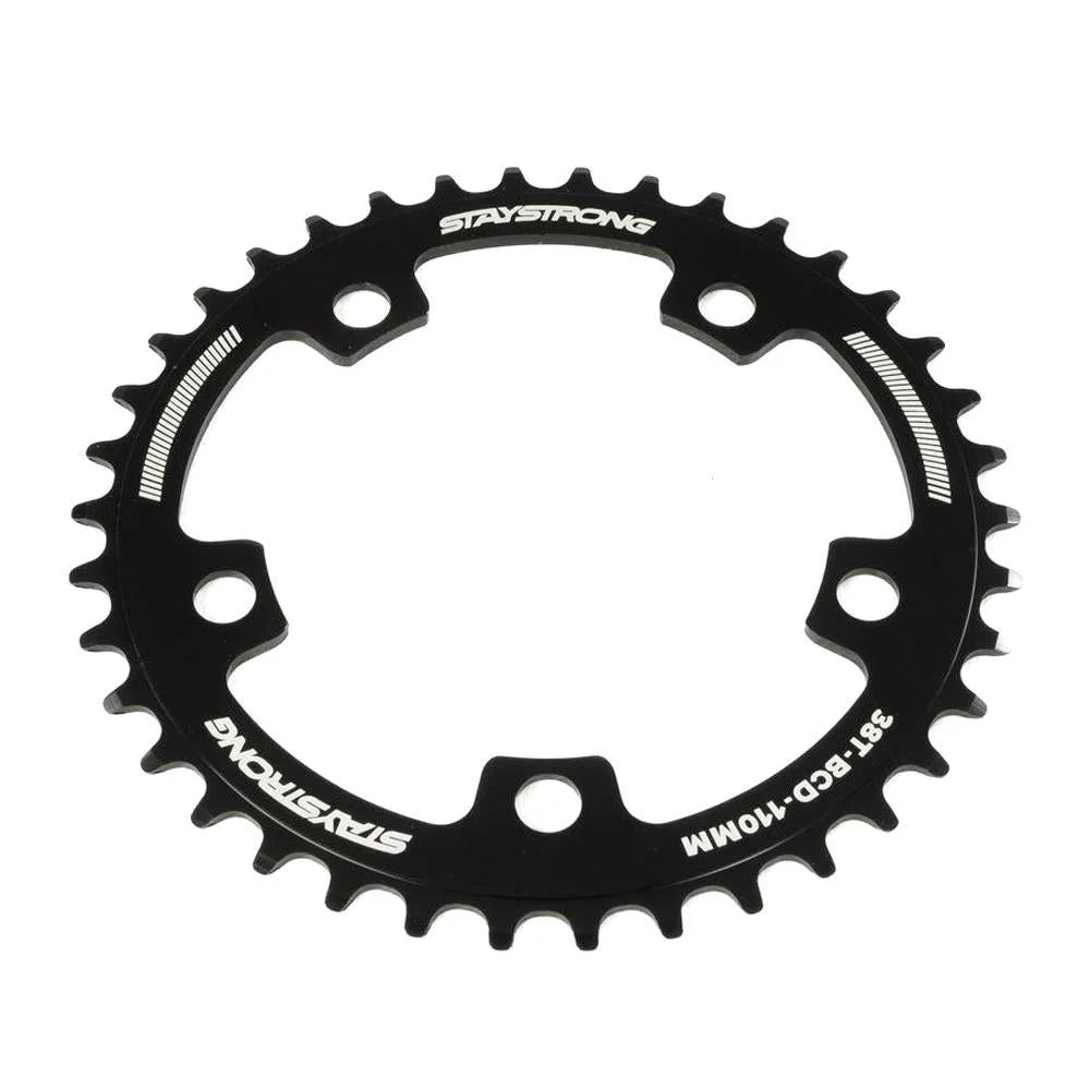Stay Strong Axion 6061 Alloy 5 Bolt Race Chainring - Black