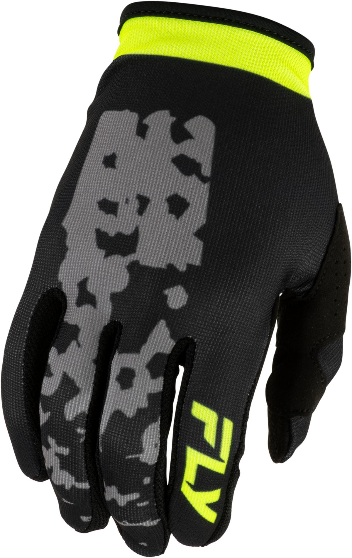 Fly Racing Lite Flake Gloves 2027 Grey/Hi-Vis/Black