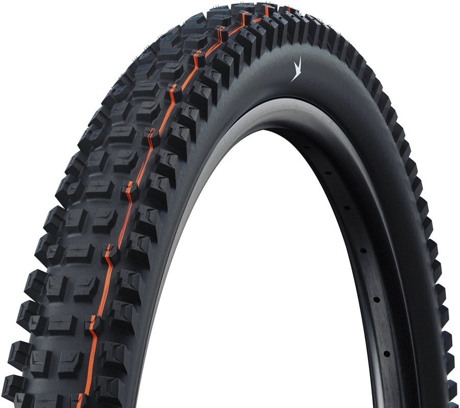 Schwalbe Albert Tire - 29 x 2.50 Tubeless Folding BLK Evolution Line Trail Pro Addix Soft Radial E-50