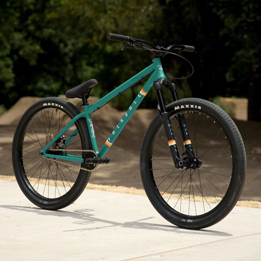 Fairdale Hareraiser 26 " Dirt Jump Bike - Matte Billiard Green Small/Medium
