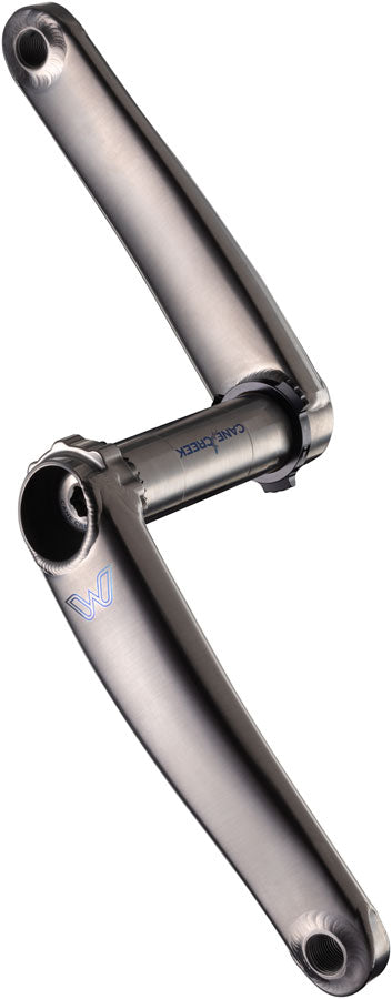 Cane Creek eeWings All-Road Titanium Crankset - 172.5mm 8-Bolt Direct Mount 30mm Spindle Brushed Titanium