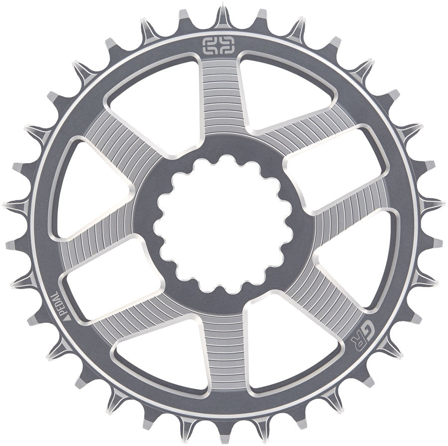 e*thirteen Helix Race GR Direct Mount Chainring - 34t For use Helix Race GR Crank BLK