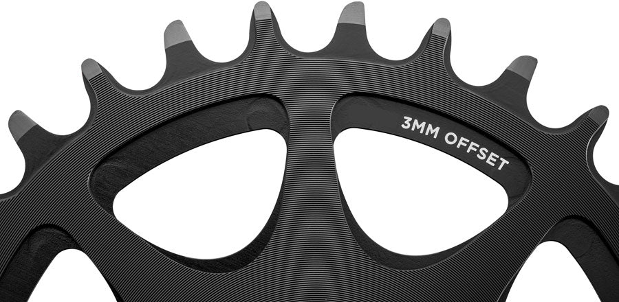 Cane Creek Direct Mount Chainring - 32t 8-Bolt Direct Mount 3mm Offset Black