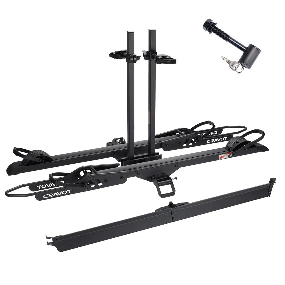 Cravot CyberRack E2 Plus Hitch Bike Rack - 2 eBikes