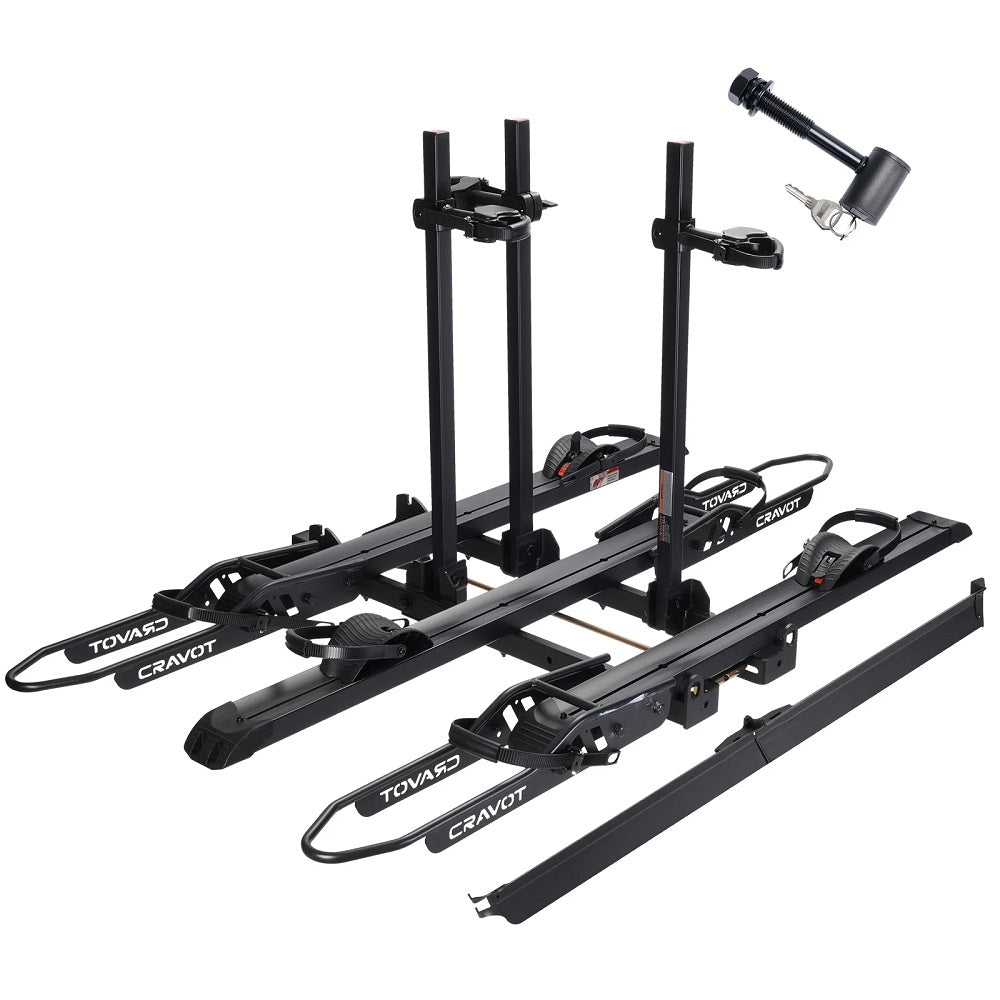 Cravot CyberRack S3 Hitch Bike Rack - 3 eBikes