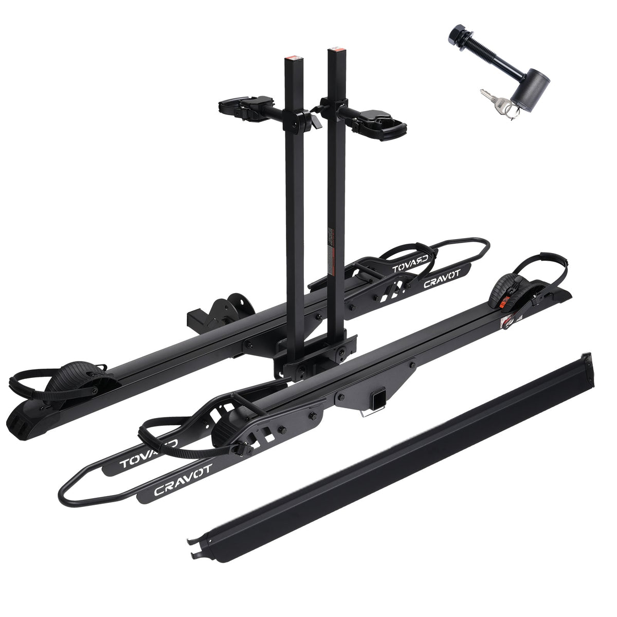 Cravot CyberRack E2 Hitch Bike Rack - 2 eBikes