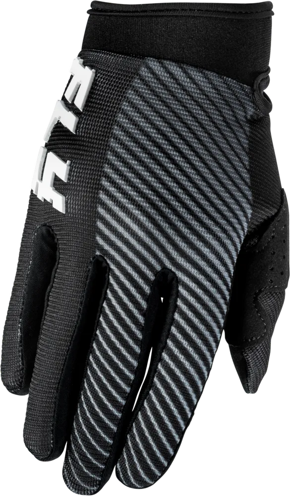 Fly Racing Apparel BLACK/WHITE / Youth 2X-Small Youth Fly Racing F-16 Gloves