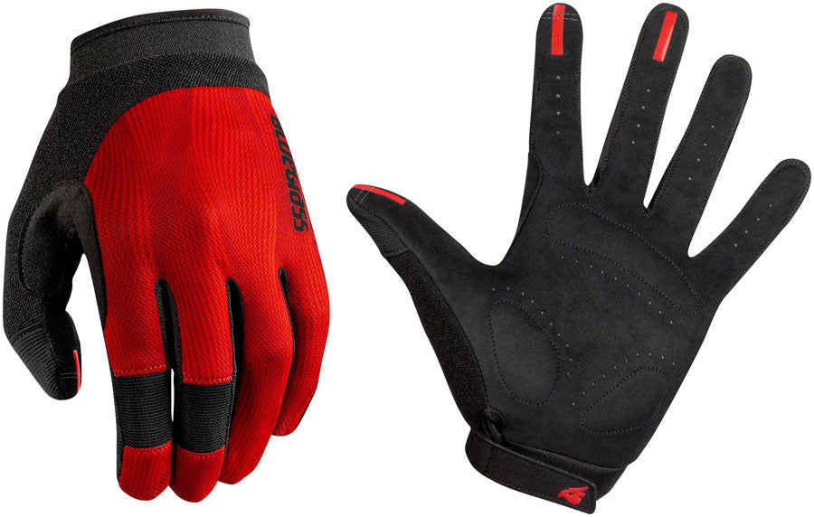 Bluegrass React Gloves - Red Full Finger X-Large