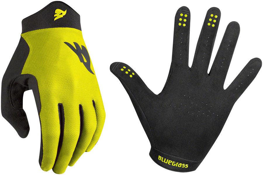 Bluegrass Union Gloves - Fluorescent Yellow Full Finger Small