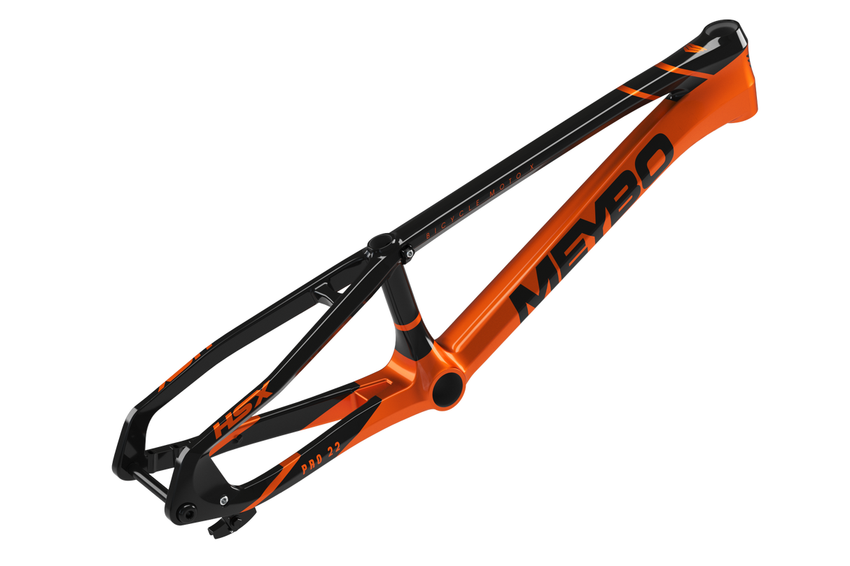 Meybo HSX Carbon BMX Race Frame 2025-Black/Orange