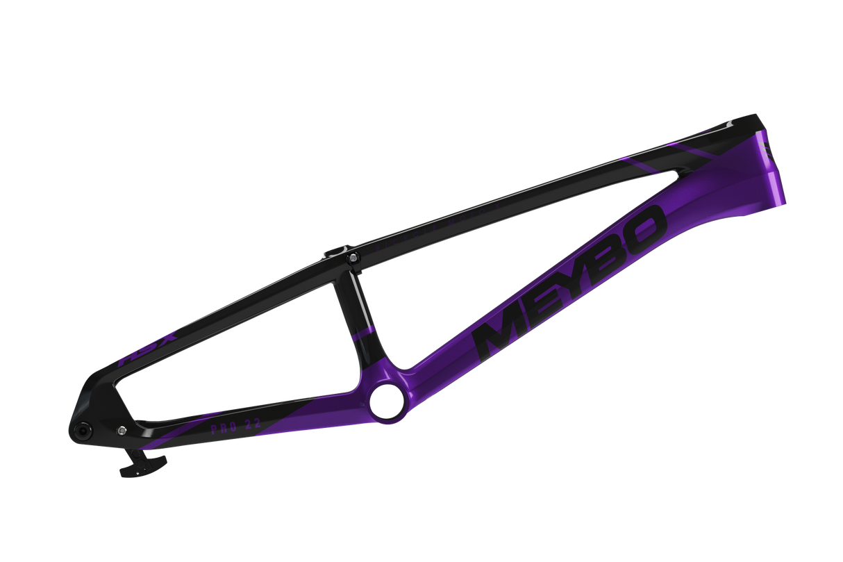 Meybo HSX Carbon BMX Race Frame 2025-Black/Purple