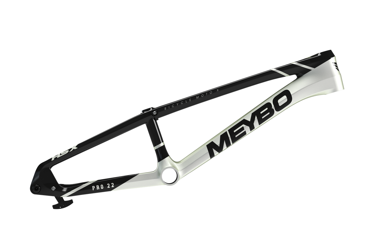 Meybo HSX Carbon BMX Race Frame 2025-Black/Pearl White