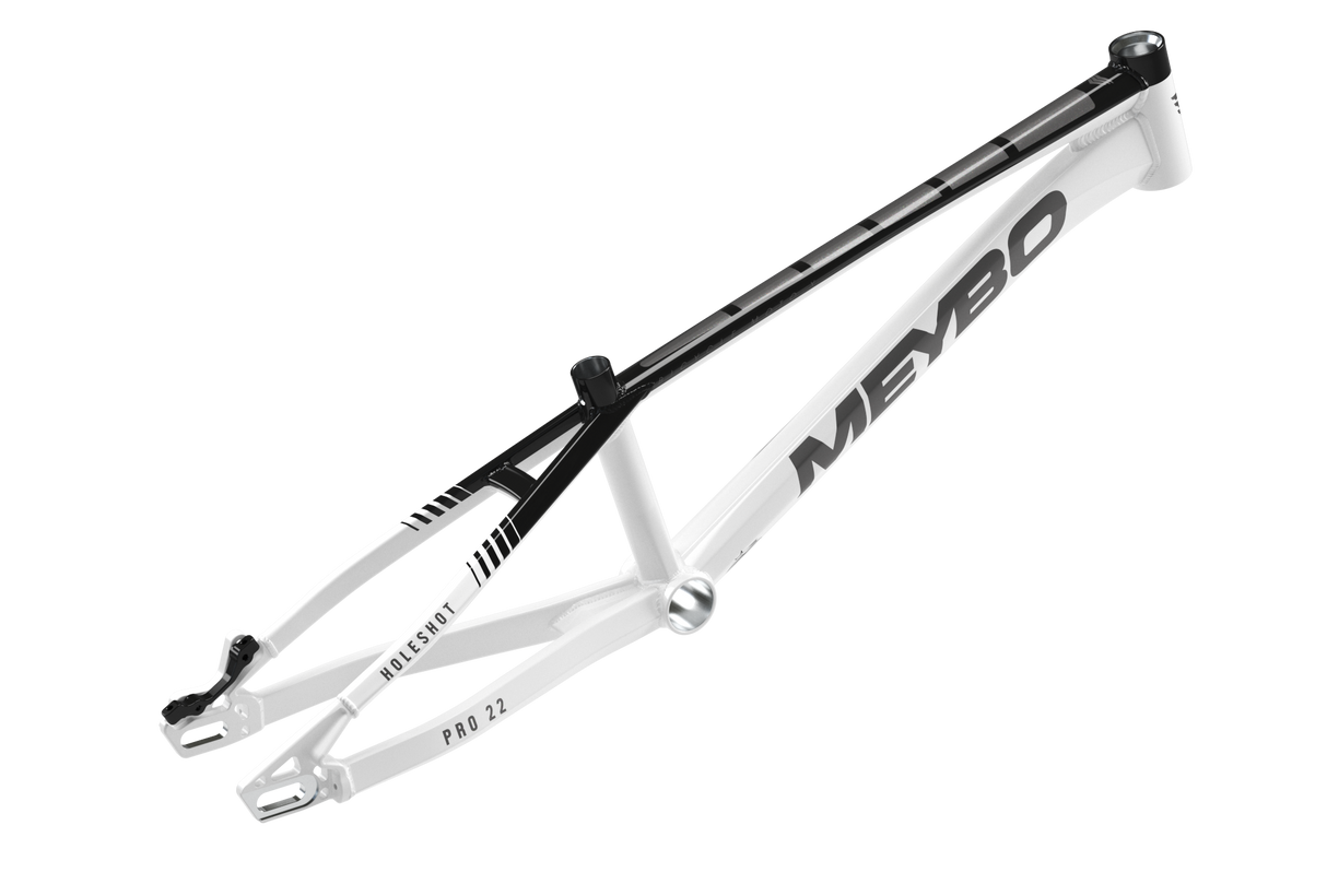 Meybo Holeshot Alloy BMX Race Frame 2025-White/Black/Grey