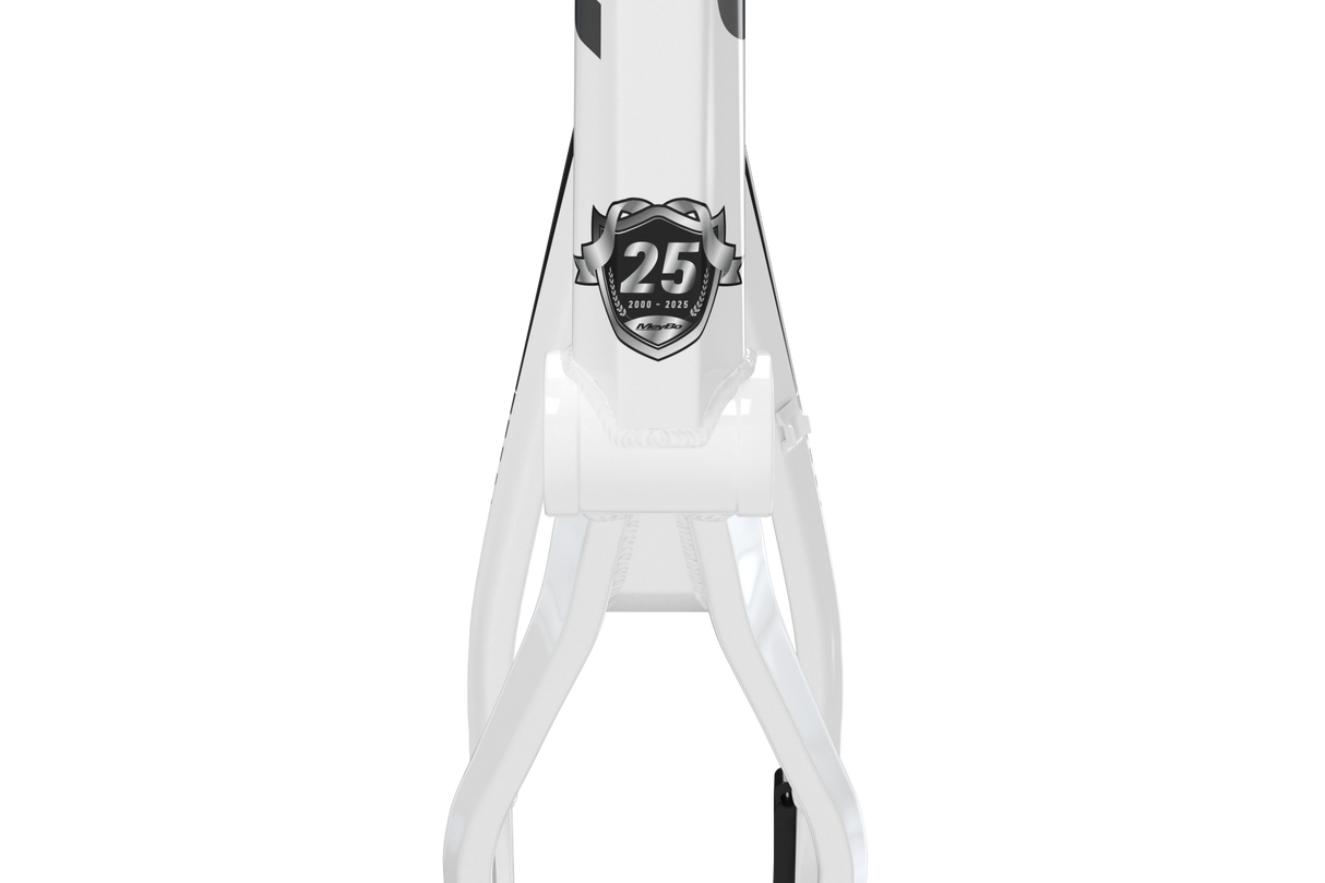 Meybo Holeshot Alloy BMX Race Frame 2025-White/Black/Grey