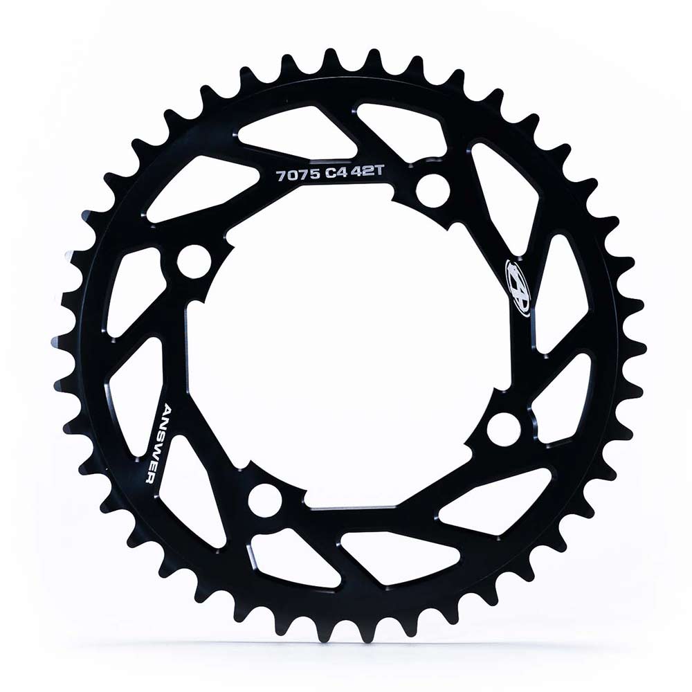 Answer Typhoon C4 4-bolt Chainring - 43t, 44t, 45t, 46t, 47t, 48t, 42t, 35t, 36t, 37t, 38t, 39t, 40t, 41t