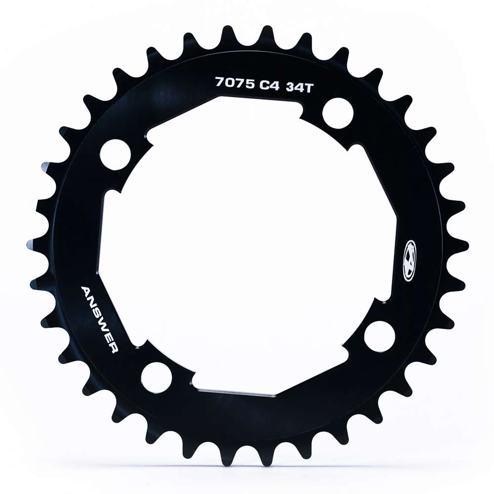 Answer Typhoon C4 4-bolt Chainring - 34t