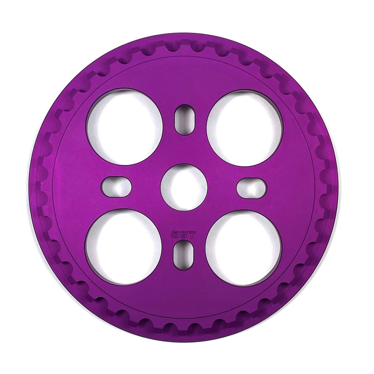Color:Matte Purple, Size:36T