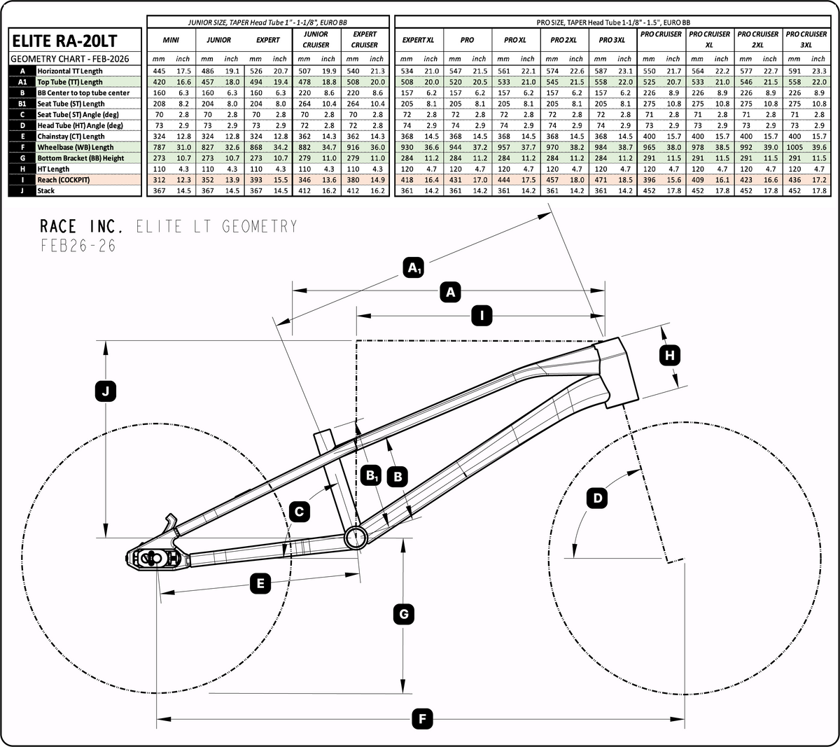 Race Inc Elite RA-20LT Frame (Pre-Order READ DESCRIPTION)