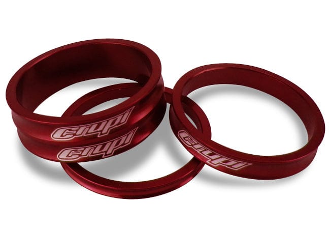Crupi Parts Headset/Spacers 1" / Red Crupi Headset Spacers
